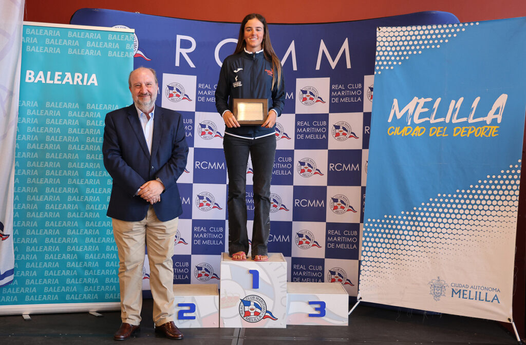 Regatista premiada en el Campeonato de España Sub-19 de Ilca6