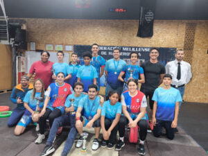 Participantes del Campeonato Autonómico de Halterofilia en Melilla
