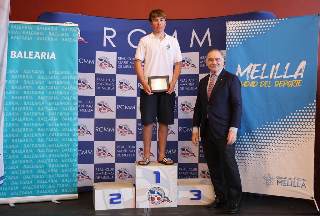 Entrega de premios del Campeonato de España de Ilca6 en Melilla