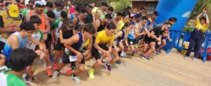 Participantes listos para la carrera por las enfermedades raras en Melilla