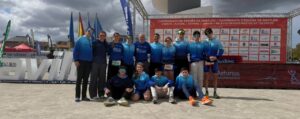 Equipo del Club Triatlón Melilla en el Campeonato de España de Duatlón en Avilés