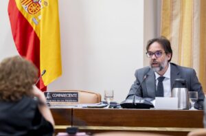 El presidente de Renfe durante su comparecencia en el Congreso de los Diputados