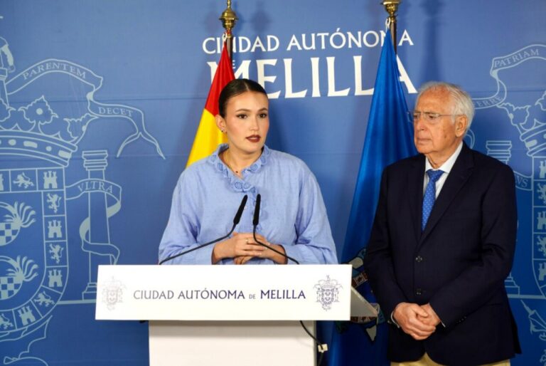 Rueda de prensa sobre el contrato de ludotecas en Melilla