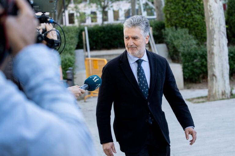 Ignacio Cosidó, exdirector de la Policía, declarando en juicio sobre el caso Kitchen
