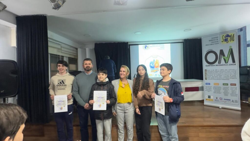 Alumnos premiados en las Olimpiadas de Matemáticas en Melilla