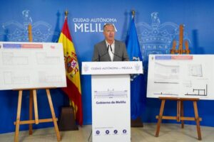 Presentación del futuro centro cívico de La Cañada en Melilla