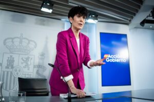 Ministra de Inclusión, Seguridad y Migraciones en rueda de prensa