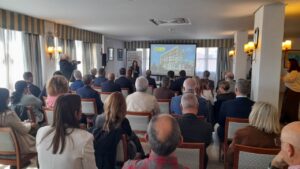 Presentación de la reforma del Parador de Melilla con autoridades presentes