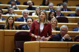 Una portavoz del PP habla en el Senado sobre el apagón eléctrico