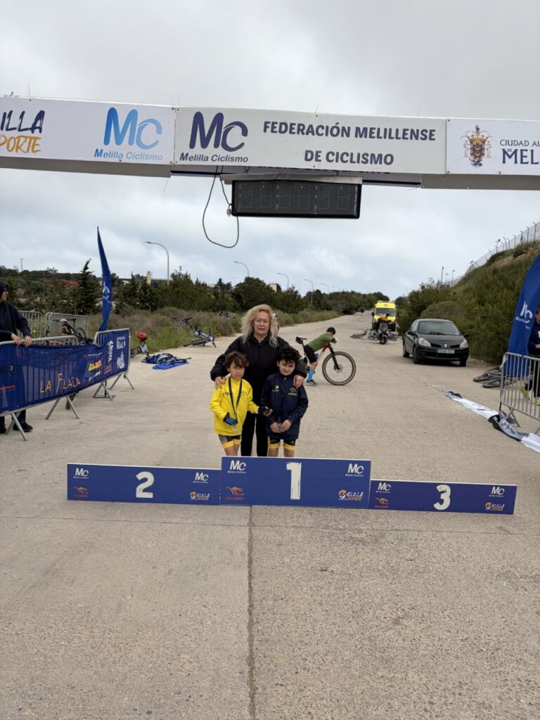 Ganadores del VII Memorial de BTT Julio César Flores en Melilla