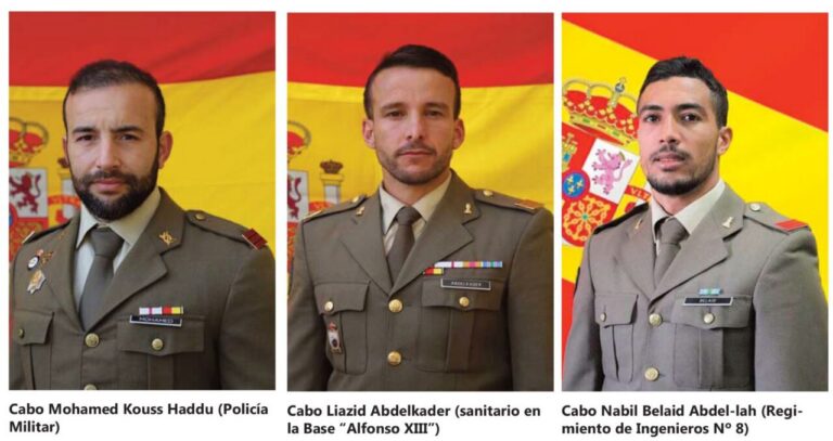 Tres militares que salvaron una vida en Melilla