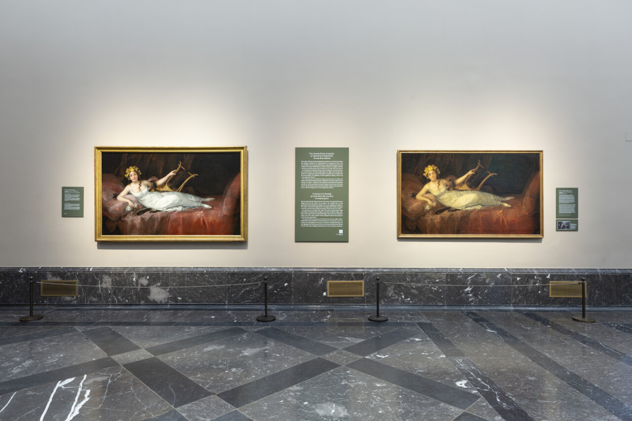 Retrato de La Marquesa de Santa Cruz en el Museo del Prado