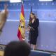 Ester Muñoz del Partido Popular en rueda de prensa sobre financiación irregular