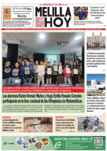 Portada del periódico Melilla Hoy del 13 de abril de 2026