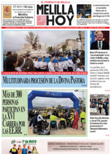 Portada del periódico Melilla Hoy del 27 de abril de 2026