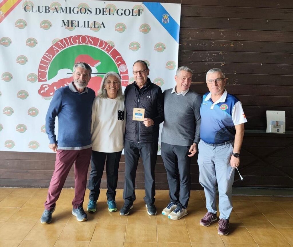 Participantes en la tercera prueba de la Liga de Golf en Melilla