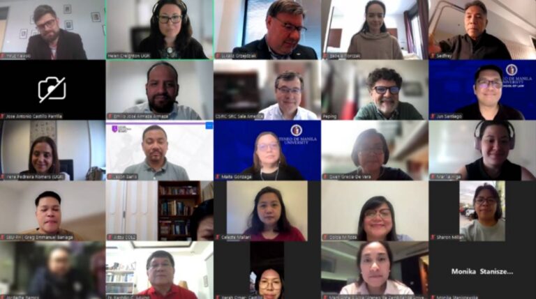 Reunión virtual de la Universidad de Granada con universidades filipinas