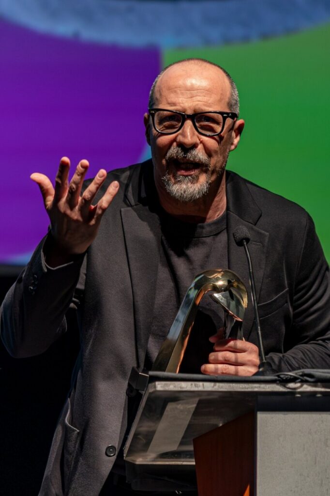 Alberto Ammann en la gala de clausura de la Semana de Cine de Melilla