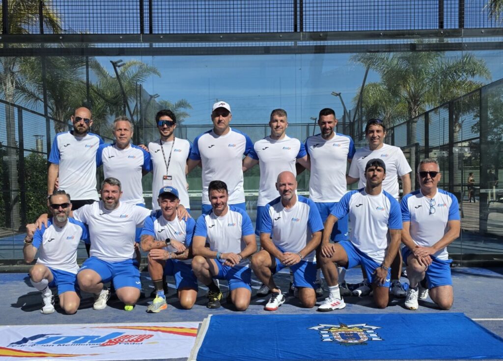 Equipo de la selección femenina de Melilla en el Campeonato de España de Veteranos de Pádel