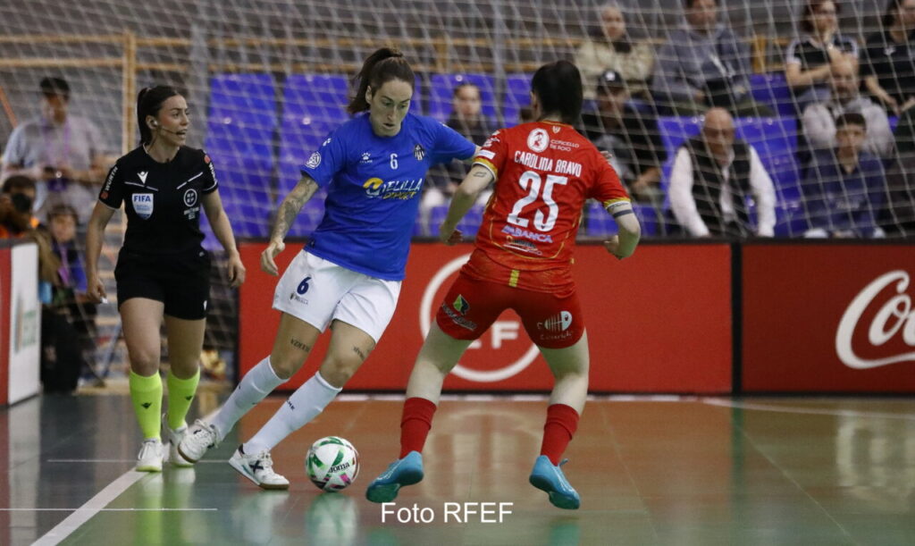 Jugadoras de fútbol sala en semifinales de la Copa de la Reina