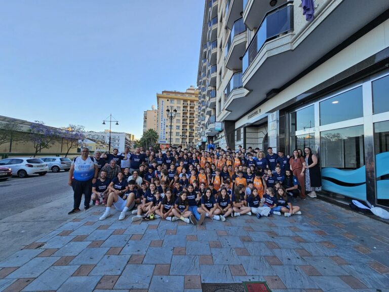 Grupo de deportistas del C.D. Enrique Soler en Fuengirola