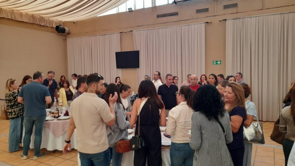 Celebración de la copa por Santa Rita con funcionarios en Melilla