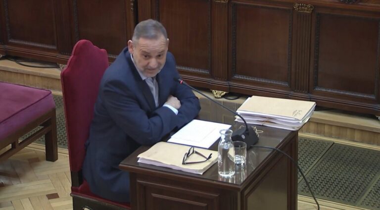 José Luis Ábalos durante su declaración en el Tribunal Supremo sobre mascarillas