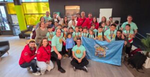 Grupo de judokas de la Escuela KogyJudo en el Torneo Villa de Móstoles