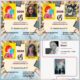 Quadrant top-left: yellow Málaga Book Fair poster with Ágata Mansilla portrait and 2026 event details (Casetas 44 y 45).
