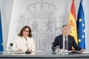 Ministros españoles en rueda de prensa sobre el barco MV Hondius y el hantavirus