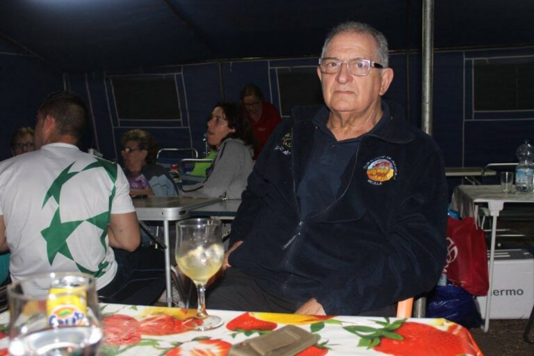 Gregorio Hernández Suárez en un evento del Club Scorpio de Aventuras