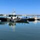 Embarcaciones de la Guardia Civil en el puerto de Huelva