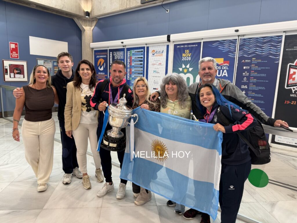 Celebración del Melilla Torreblanca CF tras ganar la Copa de la Reina