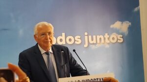 Juan José Imbroda en rueda de prensa sobre elecciones locales