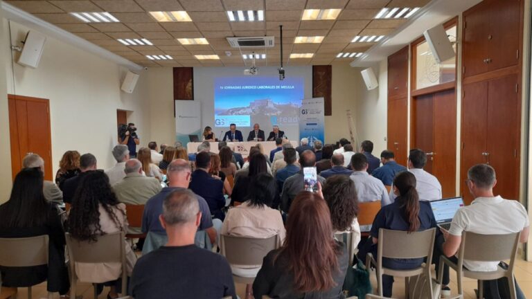 Asistentes a las IV Jornadas Jurídico-Laborales en Melilla