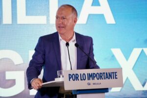 Miguel Marín hablando sobre vivienda en Melilla