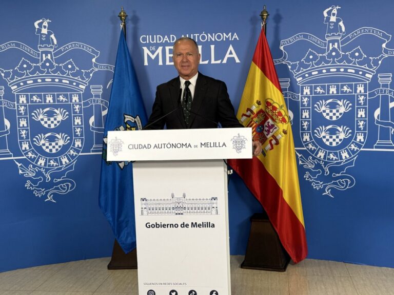 Miguel Marín en rueda de prensa sobre el Plan Estatal de Vivienda en Melilla