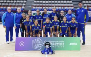 Equipo femenino de fútbol sala de Melilla en el Campeonato de España