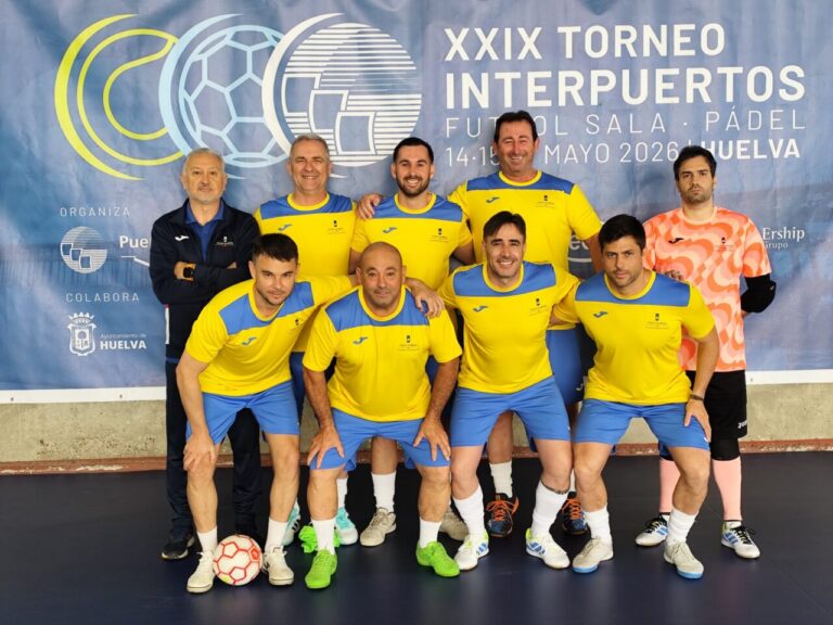 Equipo de fútbol sala de Melilla en el Torneo Interpuertos 2026
