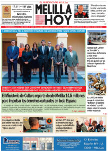 Portada del periódico Melilla Hoy del 1 de mayo de 2026 con varias personas en la imagen.