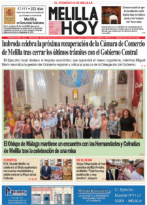 Portada del periódico Melilla Hoy del 29 de mayo de 2026
