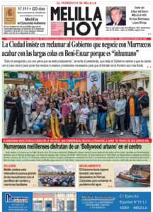 Portada del periódico Melilla Hoy del 27 de mayo de 2026