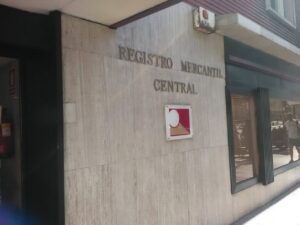 Fachada del Registro Mercantil Central en Melilla