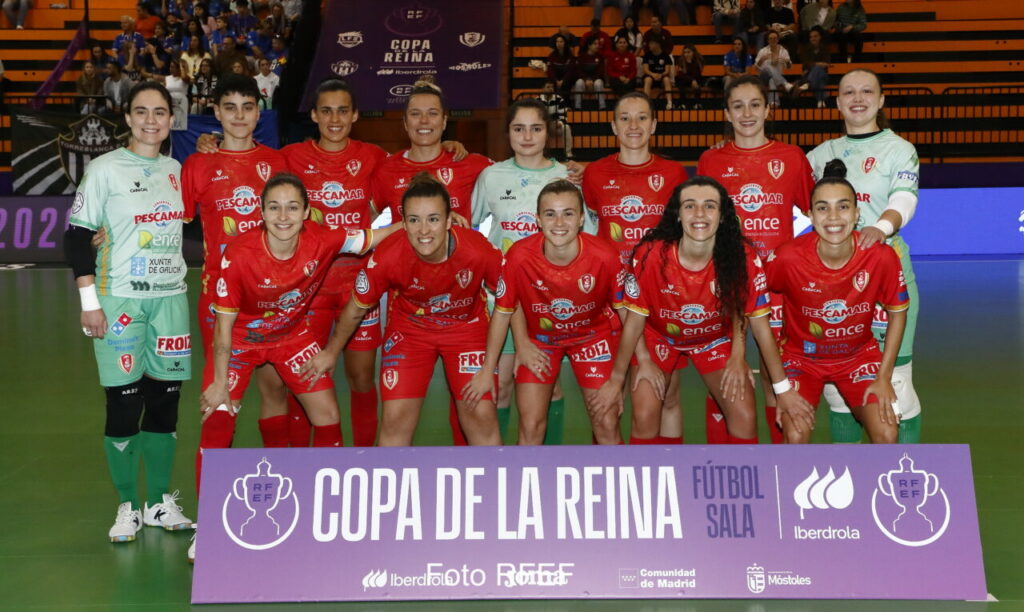 Equipo de fútbol sala femenino Torreblanca en la Copa de la Reina