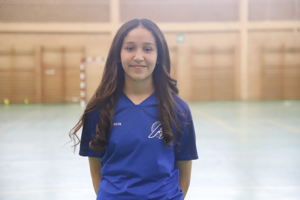 Jugadora de fútbol sala femenino Sub-12 en Torrejón de Ardoz