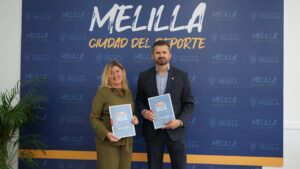 Representantes de Transeron en la presentación de patrocinio de los Juegos del Agua.