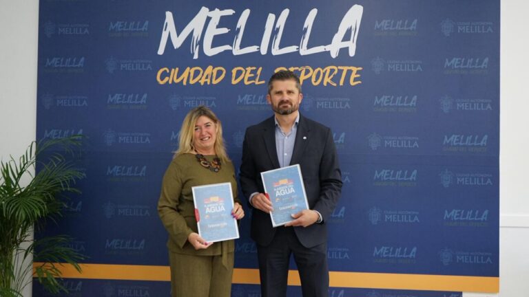Representantes de Transeron en la presentación de patrocinio de los Juegos del Agua.