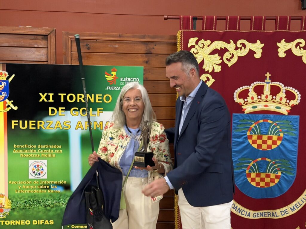 Entrega de trofeos en el XI Torneo de Golf Fuerzas Armadas