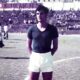 José 'Pepito' Martínez Cruz en el campo de fútbol en Melilla