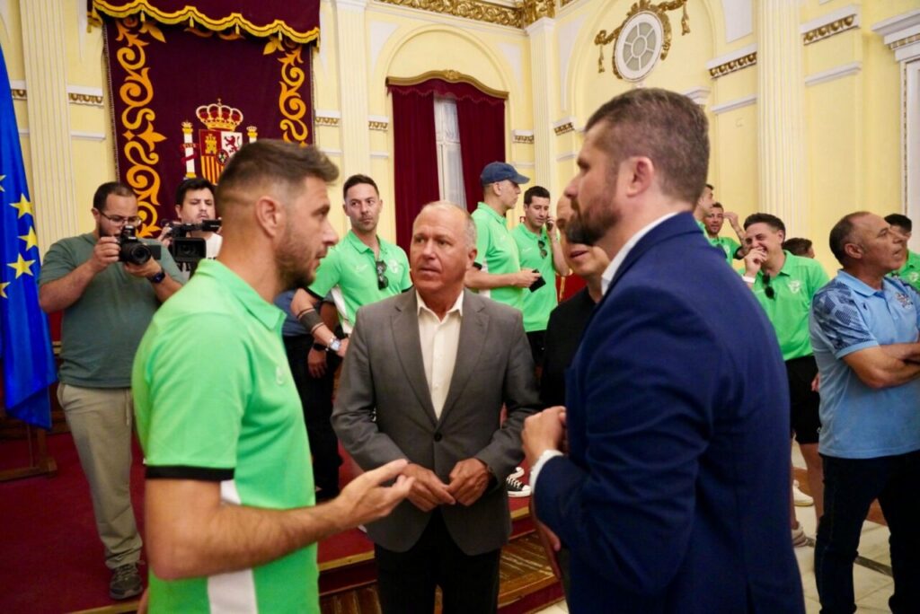 Recepción de la Selección Andaluza de Veteranos en Melilla